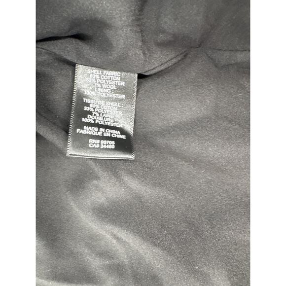 Rebecca Taylor Black Tweed V-Neck Fringe Fit And Flare Dress Size 8 EUC - Picture 8 of 8